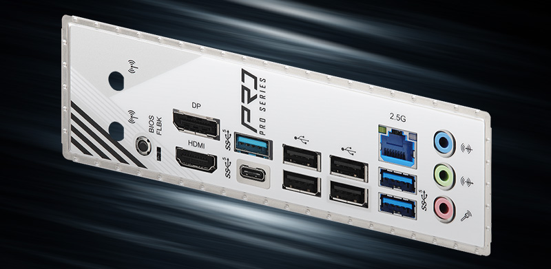 Flexibel integrierbare I/O-Blende